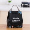 Woman Eco-Friendly Cartoon Design Insulated Waterproof Cooler Picnic Lunch Bag freeshipping - Tyche Ace