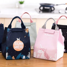 Load image into Gallery viewer, Woman Eco-Friendly Cartoon Design Insulated Waterproof Cooler Picnic Lunch Bag freeshipping - Tyche Ace
