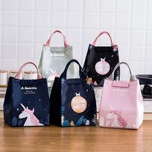 Load image into Gallery viewer, Woman Eco-Friendly Cartoon Design Insulated Waterproof Cooler Picnic Lunch Bag freeshipping - Tyche Ace
