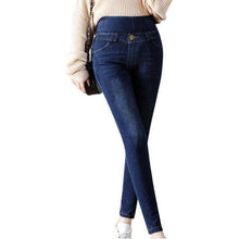 Load image into Gallery viewer, Woman Thermal Fleece High-Waist High Stretch Skinny Jeggings freeshipping - Tyche Ace
