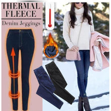 Load image into Gallery viewer, Woman Thermal Fleece High-Waist High Stretch Skinny Jeggings freeshipping - Tyche Ace
