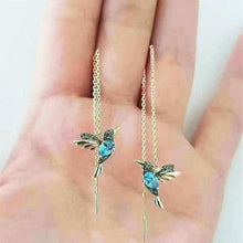Load image into Gallery viewer, Woman Unique Long Drop Bird Pendant Earrings freeshipping - Tyche Ace
