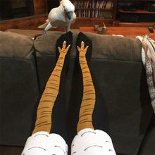 Load image into Gallery viewer, Women 3D Chicken Feet Print Design Medium Long Tube Socks freeshipping - Tyche Ace
