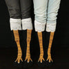 Women 3D Chicken Feet Print Design Medium Long Tube Socks freeshipping - Tyche Ace