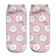 Load image into Gallery viewer, Women 3D Print Happy Alpaca Llama Magic Cool Ankle Novelty Socks freeshipping - Tyche Ace
