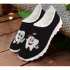 Women 3D Tooth Print Pattern Slip On Shoes freeshipping - Tyche Ace