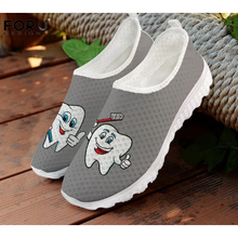 Load image into Gallery viewer, Women 3D Tooth Print Pattern Slip On Shoes freeshipping - Tyche Ace
