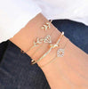 Women 4pcs/Set Bohemia Charm Bracelet Bangles freeshipping - Tyche Ace