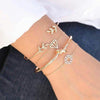 Women 4pcs/Set Bohemia Charm Bracelet Bangles freeshipping - Tyche Ace