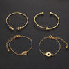 Women 4pcs/Set Bohemia Charm Bracelet Bangles freeshipping - Tyche Ace