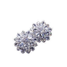 Load image into Gallery viewer, Women Austrian Zircon Elegant Flower Stud Earrings freeshipping - Tyche Ace
