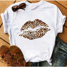 Load image into Gallery viewer, Women Awesome Fashionable Lips Print Design T Shirts freeshipping - Tyche Ace
