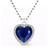 Women Blue Heart Crystal Zircon Jewellery Sets freeshipping - Tyche Ace