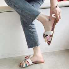Load image into Gallery viewer, Women Bow Summer Indoor Outdoor Flip-flops Sandals freeshipping - Tyche Ace
