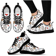 Load image into Gallery viewer, Women Canvas Cartoon Sketch Print Air Mesh Casual Shoes freeshipping - Tyche Ace
