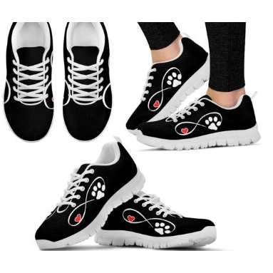 Women Canvas Low Top 3D Dog Print  Shoes freeshipping - Tyche Ace