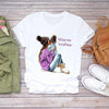 Women Cartoon Super Momlife Summer Graphic Print T-shirts freeshipping - Tyche Ace