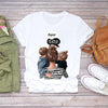 Women Cartoon Super Momlife Summer Graphic Print T-shirts freeshipping - Tyche Ace