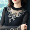 Women Casual Long Sleeve Embroidered Sweater freeshipping - Tyche Ace