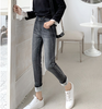 Women Casual Stretchy Warm High Waist Fleece Lined Skinny Slim Fit Denim Jeans freeshipping - Tyche Ace