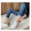 Women Casual Stretchy Warm High Waist Fleece Lined Skinny Slim Fit Denim Jeans freeshipping - Tyche Ace