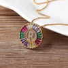 Initial Letter Colourful Women's Pendant Necklaces freeshipping - Tyche Ace