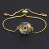 Women colourful Letter Charm Adjustable Bracelets freeshipping - Tyche Ace