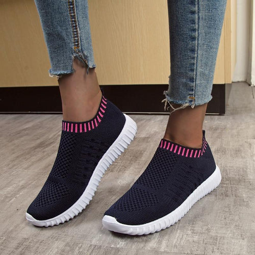Women Comfortable Breathable Mesh Flats Socks Shoes freeshipping - Tyche Ace
