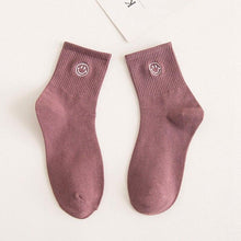 Load image into Gallery viewer, Women Crew Smiley Face  Cotton Happy Socks freeshipping - Tyche Ace
