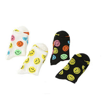 Load image into Gallery viewer, Women Crew Smiley Face  Cotton Happy Socks freeshipping - Tyche Ace
