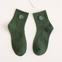 Load image into Gallery viewer, Women Crew Smiley Face  Cotton Happy Socks freeshipping - Tyche Ace
