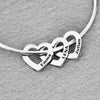 Stainless Steel Hearts Custom Bracelets For Women freeshipping - Tyche Ace