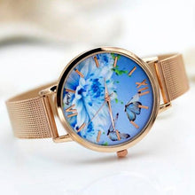 Load image into Gallery viewer, Women Dress Colourful Floral Dial Quartz Wrist Watches freeshipping - Tyche Ace
