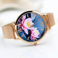 Load image into Gallery viewer, Women Dress Colourful Floral Dial Quartz Wrist Watches freeshipping - Tyche Ace
