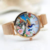 Women Dress Colourful Floral Dial Quartz Wrist Watches freeshipping - Tyche Ace
