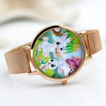 Load image into Gallery viewer, Women Dress Colourful Floral Dial Quartz Wrist Watches freeshipping - Tyche Ace
