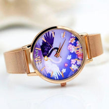 Load image into Gallery viewer, Women Dress Colourful Floral Dial Quartz Wrist Watches freeshipping - Tyche Ace
