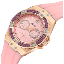 Load image into Gallery viewer, Women Elegant Diamond Decorated Chronograph Wrist Watches freeshipping - Tyche Ace
