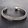 Women Elegant Gold Plated Rhinestone Leaves Chain Bangle freeshipping - Tyche Ace