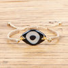 Evil Eye Trendy Bohemian Adjustable Braided Rope Charm Bracelet For Women freeshipping - Tyche Ace