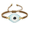 Evil Eye Trendy Bohemian Adjustable Braided Rope Charm Bracelet For Women freeshipping - Tyche Ace