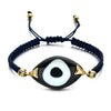 Evil Eye Trendy Bohemian Adjustable Braided Rope Charm Bracelet For Women freeshipping - Tyche Ace