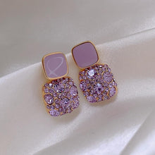 Load image into Gallery viewer, Women Exquisite Retro Purple Stud Earrings freeshipping - Tyche Ace
