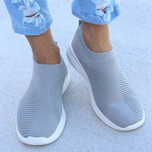Load image into Gallery viewer, Women Flat Slip on Lightweight Whiten Casual Flats Shoes freeshipping - Tyche Ace
