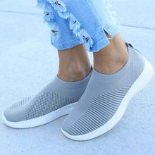 Load image into Gallery viewer, Women Flat Slip on Lightweight Whiten Casual Flats Shoes freeshipping - Tyche Ace

