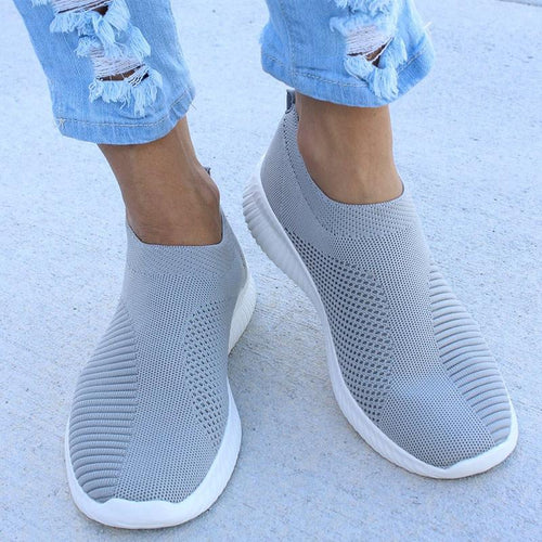 Women Flat Slip on Lightweight Whiten Casual Flats Shoes freeshipping - Tyche Ace