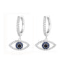 Women GoodLuck Rhinestone Studded Tiger Eye Crystal Eye Earrings freeshipping - Tyche Ace