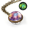 Women Handmade Galaxy Double Sided Universe Pendant Necklaces freeshipping - Tyche Ace