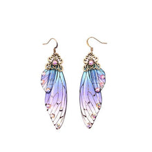 Load image into Gallery viewer, Women Handmade Magical Butterfly Simulation Wing Earrings freeshipping - Tyche Ace
