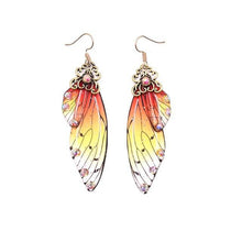 Load image into Gallery viewer, Women Handmade Magical Butterfly Simulation Wing Earrings freeshipping - Tyche Ace
